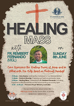 Healing Mass [Sunday 8 June 2025]